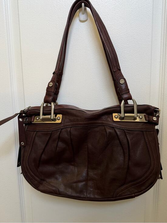 B makowsky Handbags - Gorgeous B. Makowsky shoulder bag chocolate brown leather